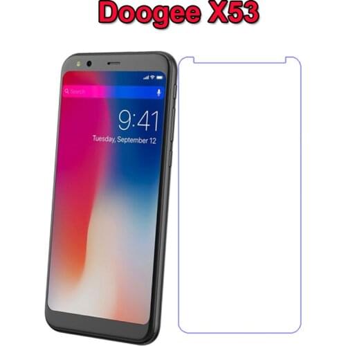 For Doogee X 53 Tempered Glass Exlposion proof 9H 2.5D Premium Screen Protector Film For Doogee X53 5.3",easy to install