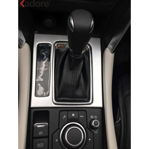 For Mazda 3 M3 Axela 2017 2018 ABS Matte Gear Shift Panel Cover Car Decoration Trim Interior Accessories Car Styling
