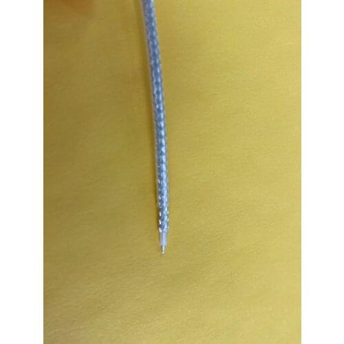 1M RG316 High Temperature white color OD 2.5 RF Coaxial Cable 100cm