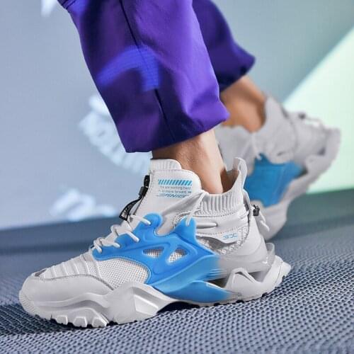 2021Fashion New Mens Running Shoes Breathable Chunky Sneaker No-slip Jogging Shoes Outdoor Lightweight Comfortable Sports Shoes