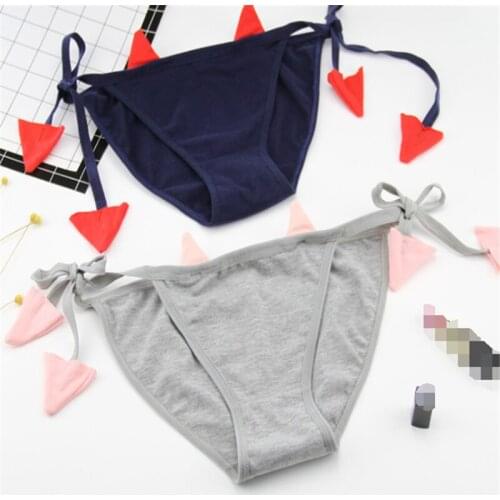 New 4Pcs/Lot Girl Panties Underwear Lace Briefs Cotton Lingerie Soft Comfortable Bowknot Cartoon Panty Wholesale C008-3