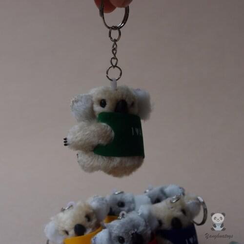 Plush Toys Mini Koalas Key Chain Bag Pendant Stuffed Toy Gifts