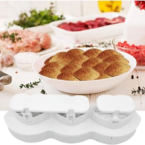 Manual DIY Meatball Maker Kibbeh Express Plus Rolls Meatloaf Mold Minced Meat Processor Cake Desserts Home Kitchen Tools