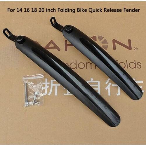 14/16/18/20 inch Folding Bike Fender For Dahon 412 P8 Front Rear Bicycle Wings Mudguard Plastic Rain Protection Mud Guard