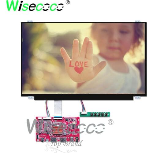 Wisecoco 15.6 inch 4k 3840(RGB)*2160 (UHD) IPS lcd panel screen 2HDMI edp 40 pins control board for pc