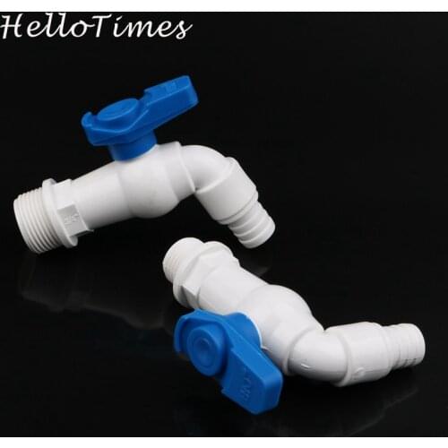 1pc 1/2" 3/4" Male Thread Washing Machine Tap Bathroom Washing Bibcock Garden Irrigation Water Tap 16mm Soft Hose Valve