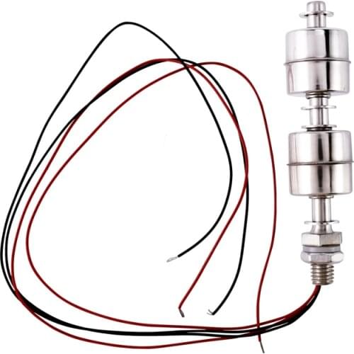 100mm Stainless Steel Float Switch Water Tank Liquid Level Sensor Double Ball Float Switch Water Tank Flow Sensor