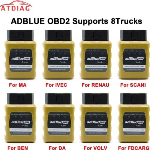 2019 AdBlue Emulator NOX Emulation AdblueOBD2 Plug&Drive Ready Device by OBD2 Trucks Adblue OBD2 for trucks