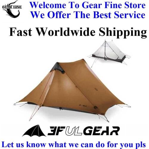 3F UL Gear Lanshan 2 Double-skin Two-layer Two-person Lightweight Backpacking Outdoor Camping Hiking Biking Tent For Two Persons