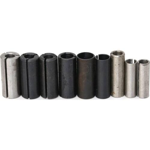 9pcs Milling Cutter Conversion Chuck 9 Type Engraving Bit Router Adapter Chuck Wood milling adapter Holder Tools