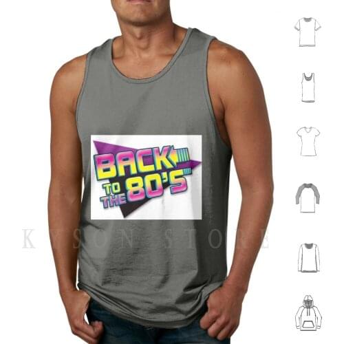 Back 2 The 80s Tank Tops Vest Sleeveless 80s