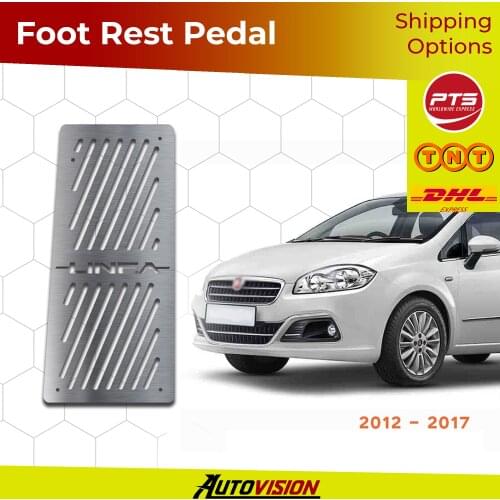 For Fiat Linea 2012 2013 2014 2015 2016 2017 Car Accessories ABS Chrome Foot Rest Pedal Body Molding Moulding Trim