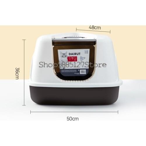 Cat Litter Pan Triangle Fully Enclosed Provincial Space Cat Toilet Large Fat Cat Anti Splash Cat Litter Pan