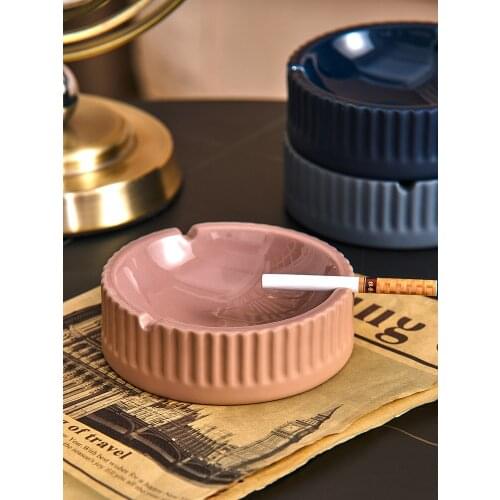 Creative Personalized Trend Retro Ashtray Office Living Room Dining Table Household Minimalist Decorations Ceramic Roman Orders