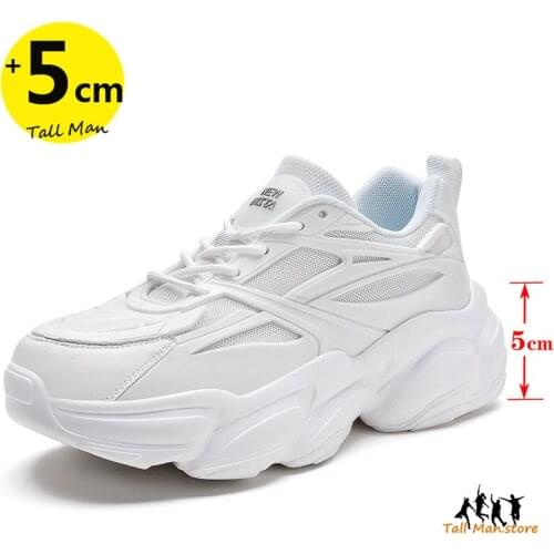 Women Summer Men Sneakers Height Increase Shoes Outdoor Shoes Sports Basketball Man Leisure Fashion Mesh Couple Shoes