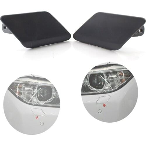 Auto Headlight Washer Nozzle Cover Cap For 2012 2013 2014 2015 BMW F30 F31 3 Series 320i 328i 335i 2Pcs