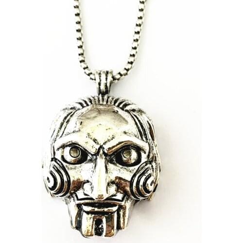 Freddy Krueger Michael Myers Sam Doll Annabelle Jason Voorhees Trick or Treat Horror Necklace Man Girl Halloween Gifts