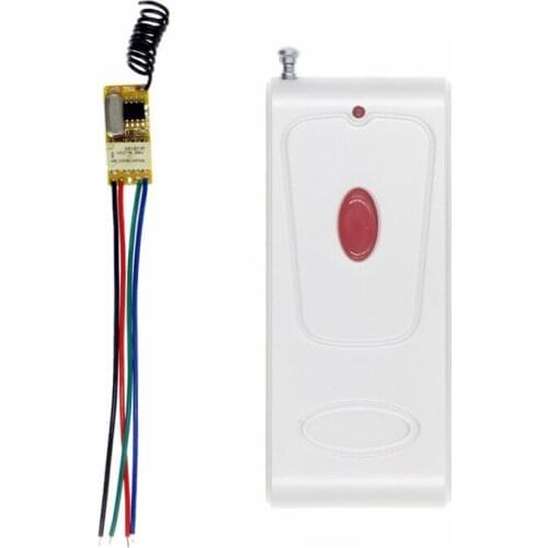 Wireless Remote Control Switch Module Micro DC 3.7v 4.5v 9v 12V LED Light Battery Power Supply Small DIY Control