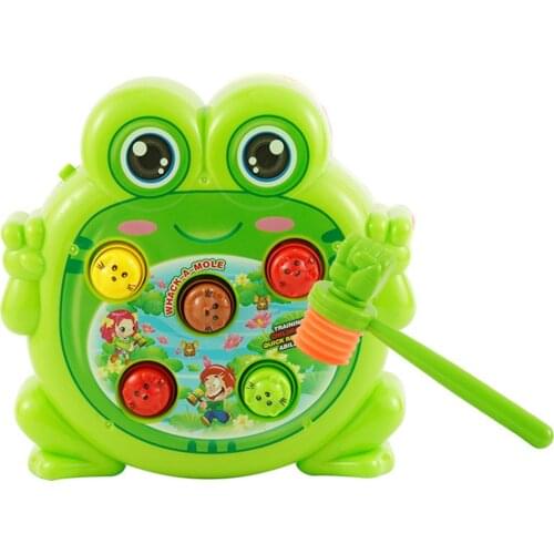 Whack A Frog Game Hammers Baby Interactive Toys Fun Activities Games with Music and Light Early Development Toy