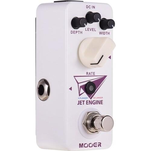 Mooer Jet Engine Digital Multi-Frequency Flanger Pedal Electric Guitar Effect Pedal True Bypass String Instrument Accessories