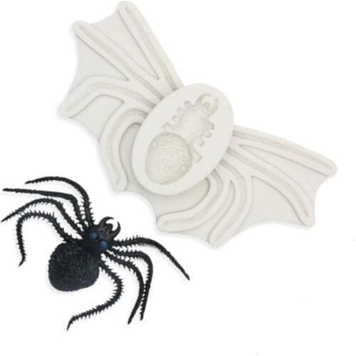 New Halloween Silicone Mold Snake Spider Shell Dolphin Octopus Bear Penguin Chocolate Baking Moulds Cake Decorating Tools