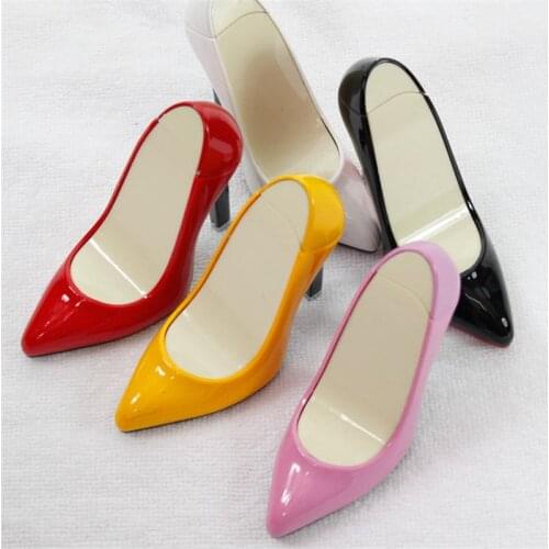 2018 Creative Fashion Novelty High Heels Shape Lighters Refillable Butane Gas Cigarette Lighter Best Gift For Smokers NO GAS