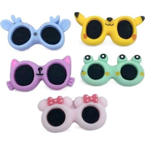 2021 New Pet Cute Cartoon Glasses Decorative Hairpin Pet Dog Bowknot Puppy Hairpin Cat Teddy Pet Hair Accessories Pet Supplies