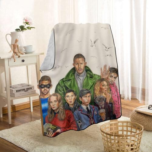 New Arrival Umbrella Academy Blankets Printing Soft Blanket Throw On Home/Sofa/Bedding Portable Adult Travel Cover Blanket 0406