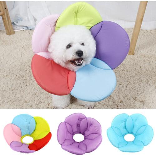 Cat Collar Flower Shape Dog Elizabeth Circle Anti-Bite Ring Pet Recovery Protective Collar Soft Sponge Pet Cat Accessories Pet