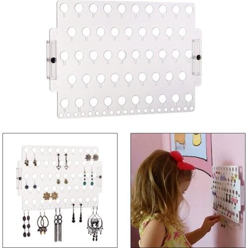 Jewelry Ear Stud Earring Hanging Display Stand Organizer Rack Tool Home Use