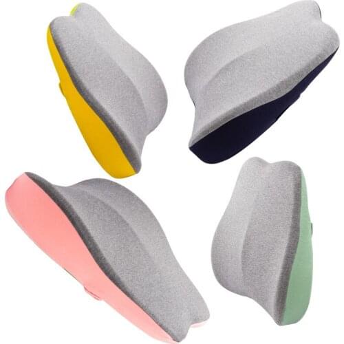 REWTR Memory cotton lumbar pillow office Seat Backrest pillow Home Waist protection Memory pillow
