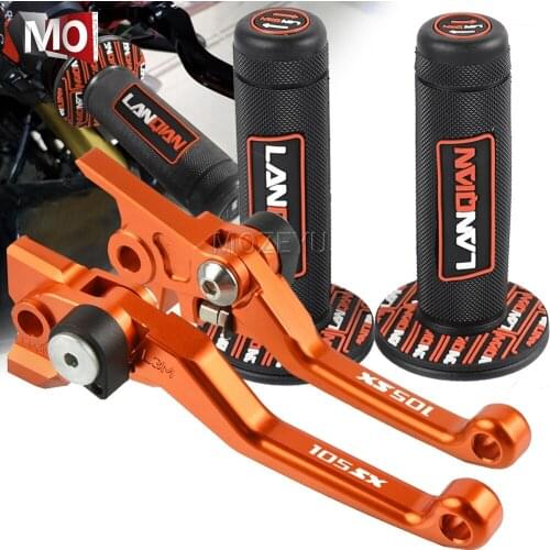 For 105SX 105 SX 2007-2011 2008 2009 2010 CNC Pivot Brake Clutch Levers Dirt Bike Handle Hand Grip Handlebar Motor Motocross