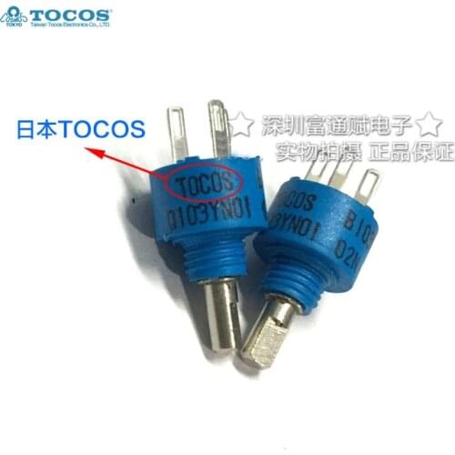 [VK] JAPAN TOCOS small rotary long life potentiometer RVQ103YN01 B103 B10K 10F10 SWITCH