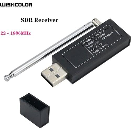 Wishcolor New 22MHz -1896MHz SDR Receiver Ham Radio Software Defined Radio Broadband Receiver FM Radio For RTL-SDR Sale