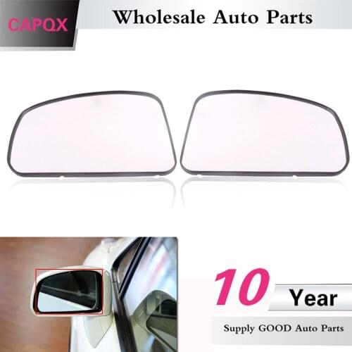 CAPQX With heated Outside Rearview Mirror Glass For Nissan TIIDA 2005 2006 2007 2008 2009 2010 Outer Rear view mirror Lens