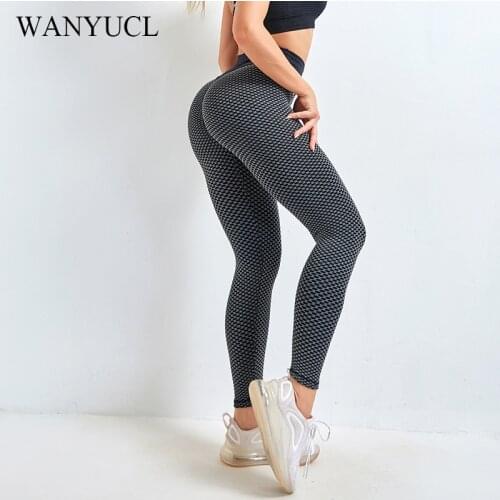 Womens high waist leggings Thick and opaque fitness leggings butt lifting seamless leggings workout gym tightening pushup pants