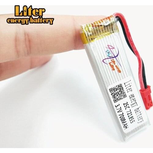 2PCS/LOT 3.7V 700mAh 721855 25c lithium polymer battery Flygt special H07 You Di U815AU818A 6039