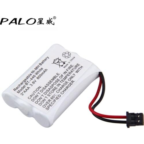 PALO 3.6V 800mAh AAA NiMH Cordless Phone Rechargeable Battery BT-446 Replacement Pack BP 446 BT-1005 ER-P512