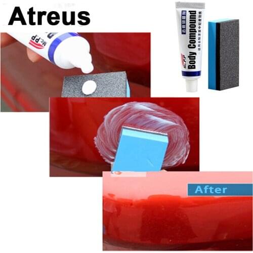 Atreus 1set For VW polo passat b5 b6 Mazda 3 6 cx-5 Toyota corolla Ford focus 2 Car paint Care Scratch Repair Compound Kit Cover