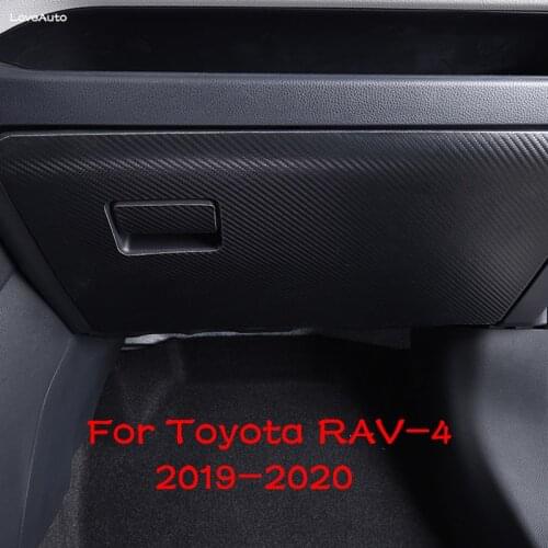 Car Co-pilot Anti-kick Pad Anti-dirty Pad Mat Cover Sticker Door Leather Protector Pad for Toyota RAV-4 RAV4 2019 2020 2021