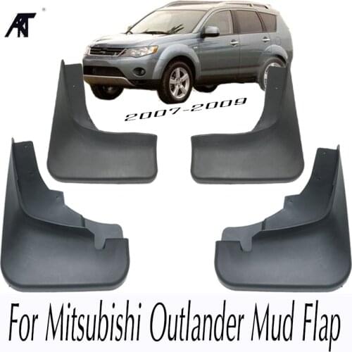 Mud Flap For Mitsubishi Outlander 2007 2008 2009 Front Rear Molded Car Mud Flaps Mudflaps Splash Guards Mudguards Fender