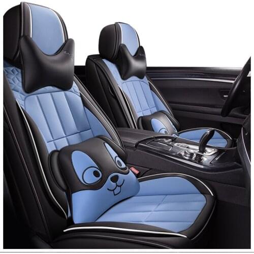 Black Leather Car seat covers For jeep compass grand cherokee wk2 wj 1999 2004 renegade rubicon patriot accessories