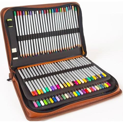 160 Holes Pencil Case Luxury Big Pencilcase for Girls Boys Professional Office School Pen Box Large Cartridge Bag Stationery Kit