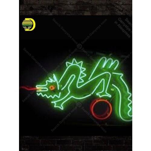 Chinese Dragon NEON LIGHT SIGN extinct reptile Write On Neon Sign Board Crown Roya Sign Write On Neon Sign Board Neon Lights