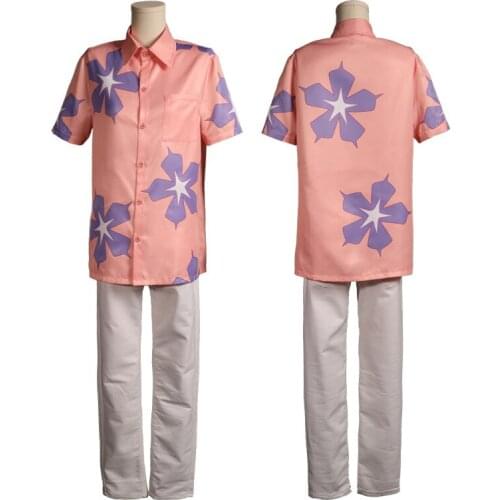 2020 New Great Pretender Laurent Thierry Cosplay Costume Print Shirt Pants Halloween Carnival Cosplay Costume