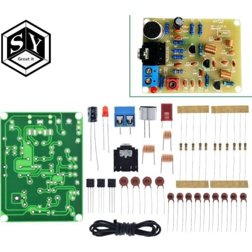 88-108MHz FM Frequency Modulation Wireless Microphone Module DIY Kits Transmitter Board Parts DC 3-6V FM Transmitter Module