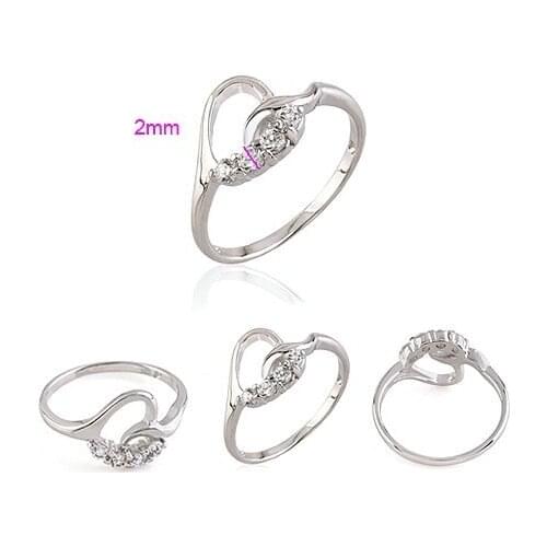 MxGxFam Sweet Princess Ring Jewelry with Environmental Brass