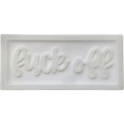 Epoxy Resin Mold Plate Hanging Tag Doorplate Crystal Mold Door Sign Silicone Mould DIY Crafts Decorations Pendant Making Tool