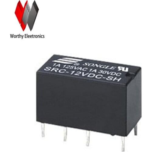 Wholesale 10pcs/lot relay SRC-12VDC-SH