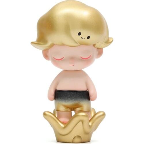 POPMART Blind Box DIMOO Uncrowned King of Different Color Hand Collectible Action Kawaii Anime Toy Figures Baby Gift Home Decore